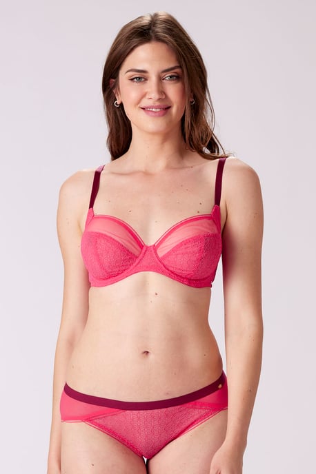 Delicate Lace Brief - Watermelon