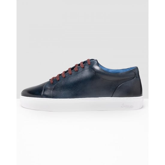 Oliver Sweeney Hayle Antiqued Calf Leather Mens Trainers - Image 3