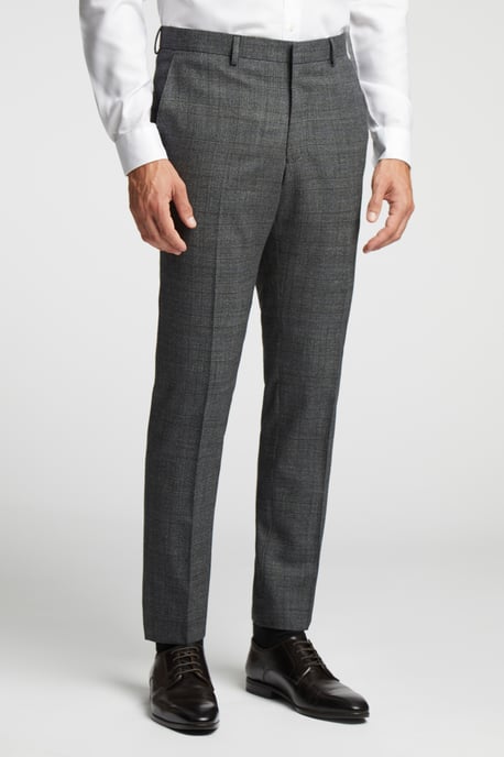 Slim Fit Pow Check Trousers