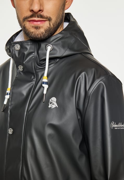 Schmuddelwedda rain jacket Men black - Image 5
