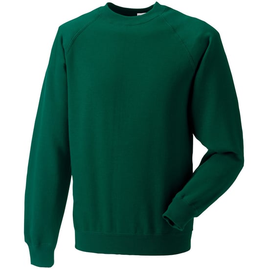 Russell Heren Spotshield Raglan Sweatshirt (Fles groen) - Image 1