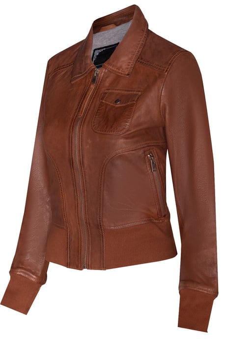 Ladies MA-1 Varsity Bomber Jacket-Modbury