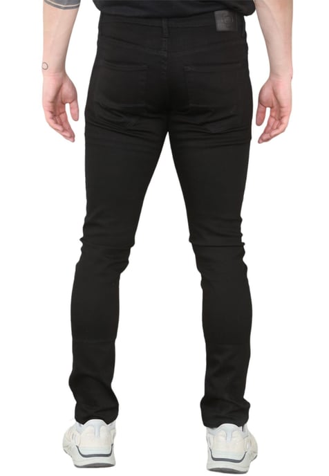 MYT Mens Skinny Fit Jeans Stretch Denim in Black - Image 3