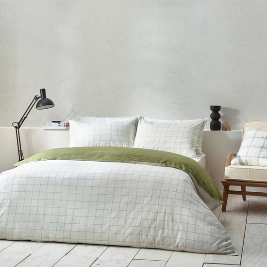 Yard Howarth Check Reversible Duvet Cover Set - Image 2