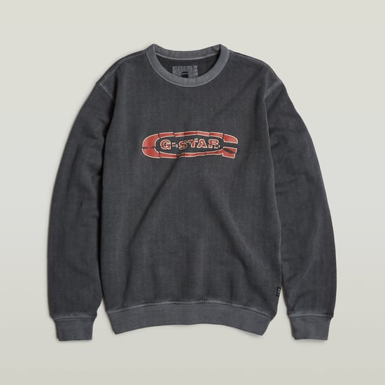 G-Star RAW Destroyed G Logo Washed Sweater - Image 4