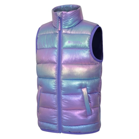 Mountain Warehouse Childrens/Kids Rocko Plain Padded Gilet (Blue) - Image 3