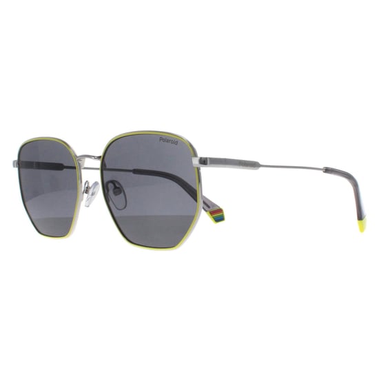 Polaroid Square Unisex Palladium Geel Grijs Gepolariseerd PLD 6214/S/X - Image 2