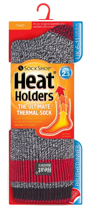 Heat Holders - Termostrumpor med vridmönster för herrar - Image 2