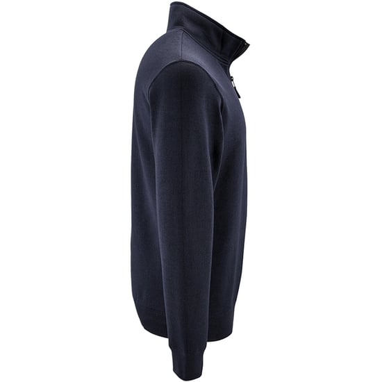 SOLS Mens Stan Contrast Zip Neck Sweatshirt (French Navy) - Image 3