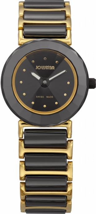 Jowissa: Ceramic Classic Women'sBlack Watch