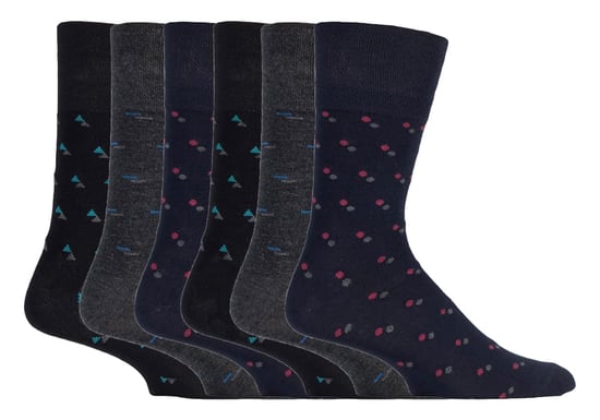 Sock Shop Gentle Grip - 6 Pairs Mens Non Elastic Bamboo Socks - SOMRM05 - Image 1
