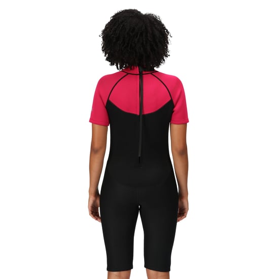 Regatta Womens/Ladies Shorty Wetsuit (Black/Dark Cerise)