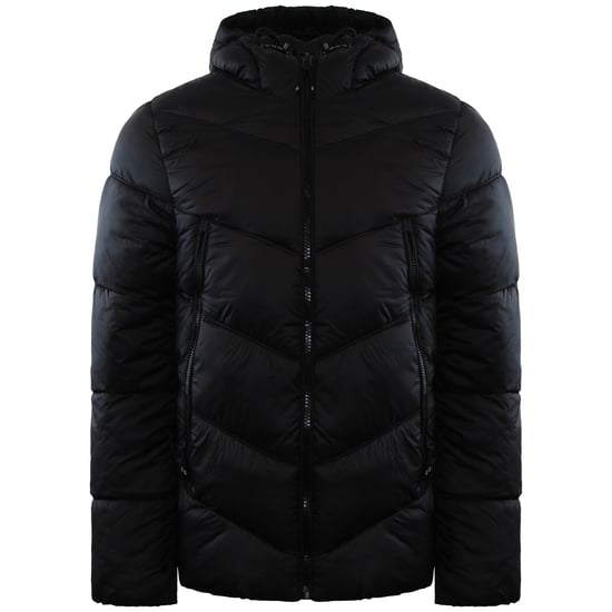 Nicce Canyon Mens Black Puffer Jacket - Image 2