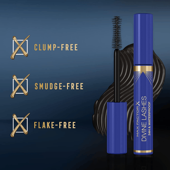 Max Factor Divine Lashes Waterproof Mascara 8 ml - 001 Rich Black - Image 5