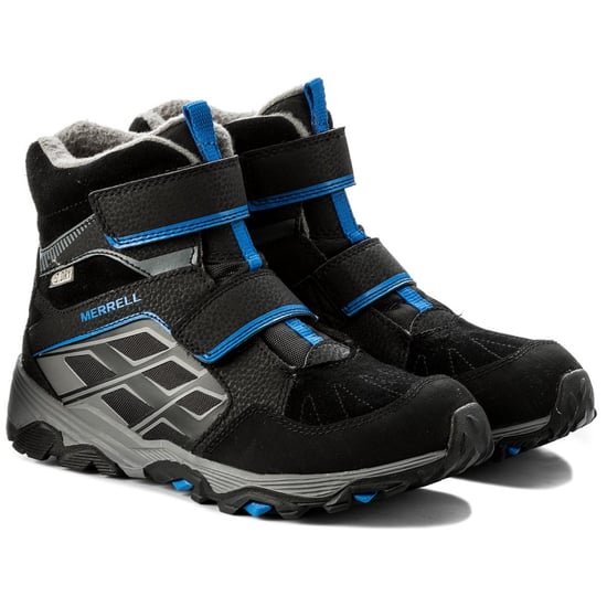 Merrell ML-B Polar Waterproof Kids Black Boots