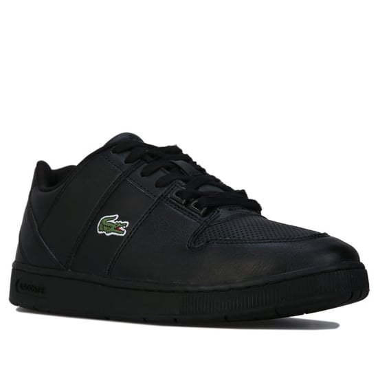 Boy's Lacoste Junior Thrill Trainers in Black