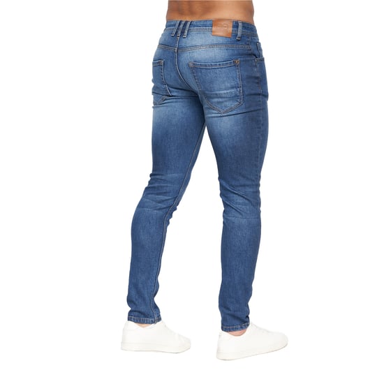 Crosshatch Mens Malcolm Slim Jeans (Stone Wash) - Image 2