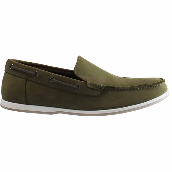 Clarks Morven Sun Mens Green Shoes - Image 1