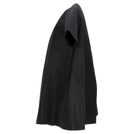 Jil Sander Pleated Mini Dress in Black Cotton - Image 2