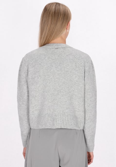 Dreimaster Vest Dames grijs melange - Image 4
