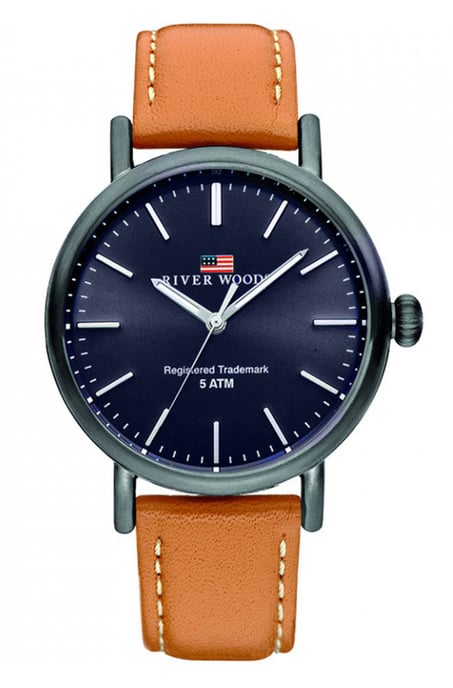 River Woods Hudson herenhorloge Bruin RW420031 - Image 1