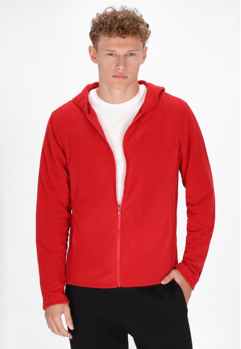 Mo fleece jacket Men red - Image 3