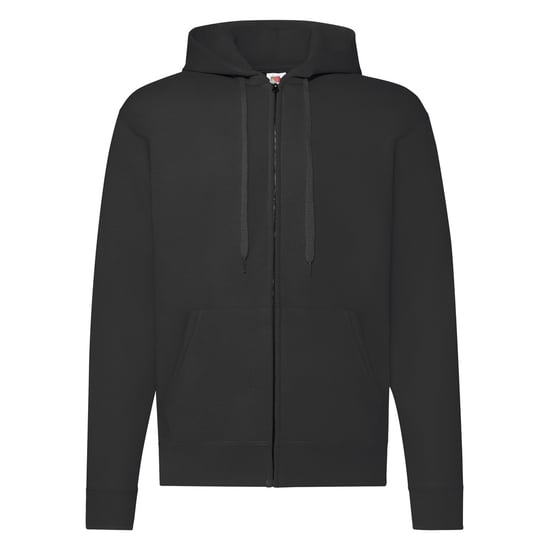 Fruit of the Loom Mens Classic Zipped Hoodie (Black) - Image 1