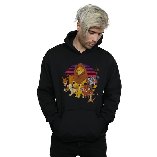 Disney Mens The Lion King Pride Family Hoodie (Black)