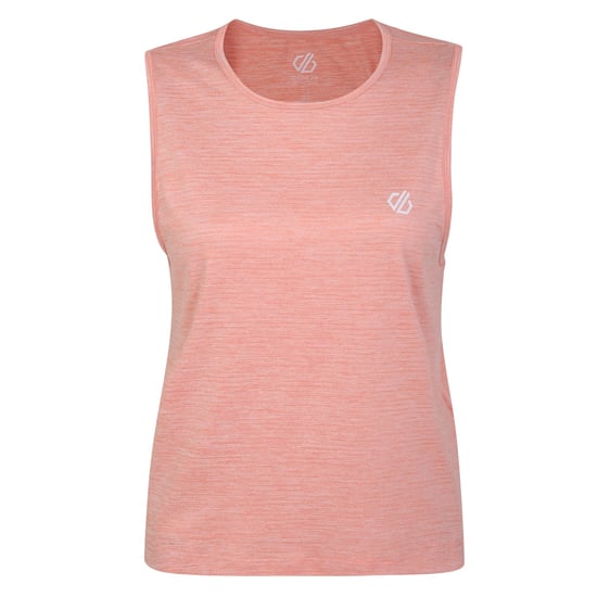 Dare 2B Womens/Ladies Meditate Marl Crop Top (Apricot Blush)
