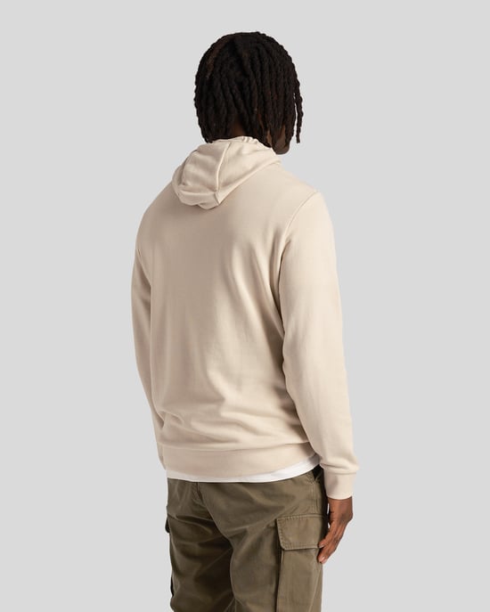 Lyle & Scott Men's Loopback Embroidered Hoodie in Cove