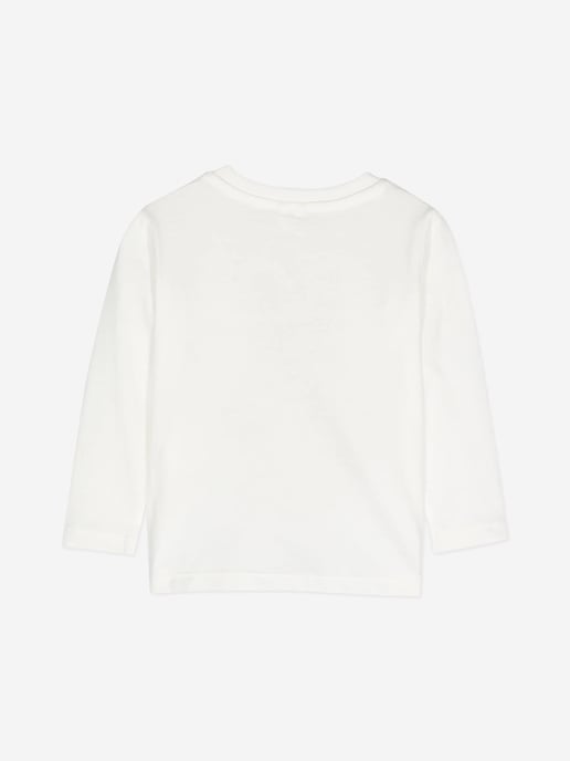 Stella McCartney Baby Horse Logo T-Shirt in Ivory