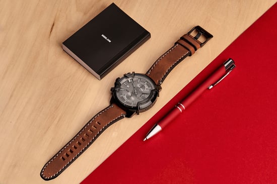 Diesel Griffed Heren Bruin Horloge DZ4569 - Image 4