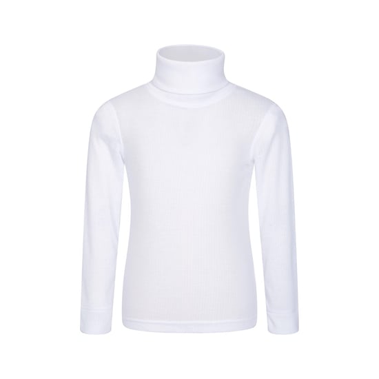 Mountain Warehouse Childrens/Kids Talus Roll Neck Long-Sleeved Top (White)