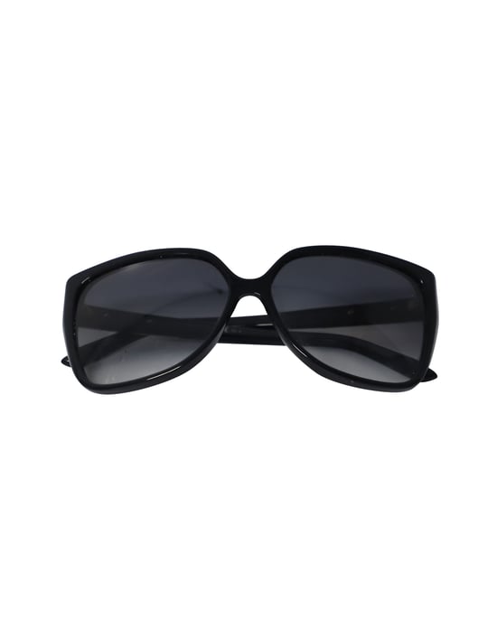 Gucci Classic Square Sunglasses in Black Acetate - Image 5