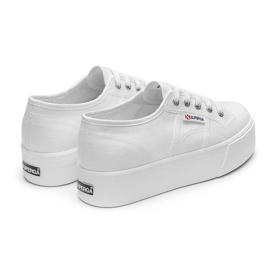 Superga Womens/Ladies 2790 Linea Up Down Trainers (White) - Image 2