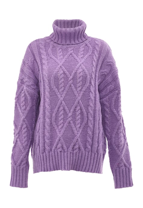 Mymo Turtleneck  pullover women lavender - Image 1