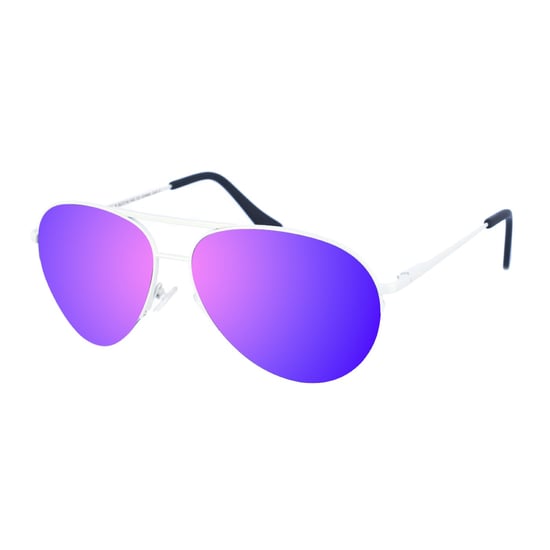 Maxy women's oval-shaped metal sunglasses