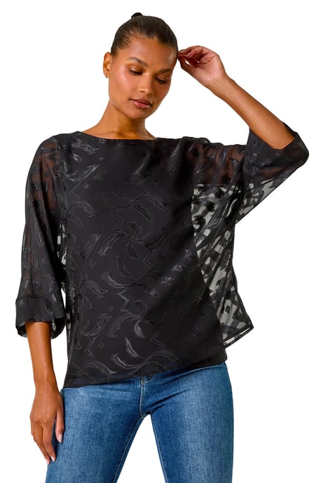 ZigZag Burnout Top - Image 1