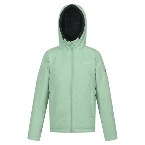 Regatta Childrens/Kids Kyrell Plain Reversible Jacket (Quiet Green/Darkest Spruce)