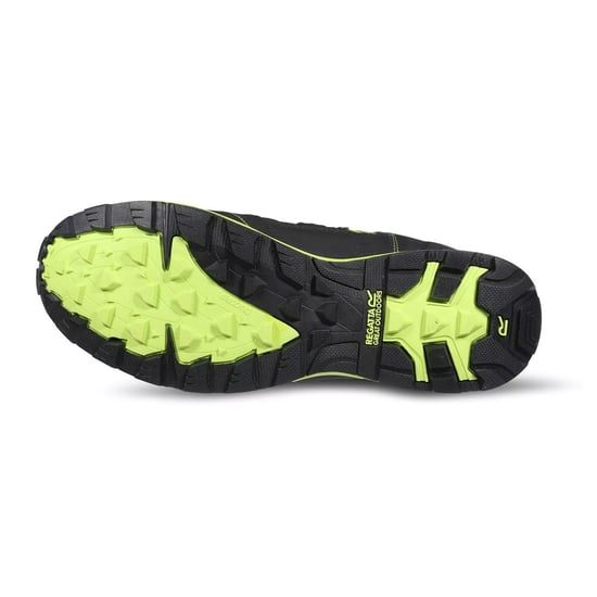 Regatta Mens Samaris Mid II Hiking Boots (Black/Electric Lime)