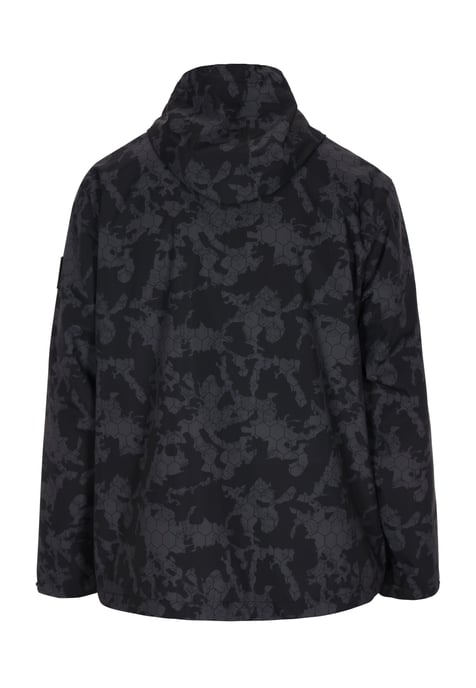 Schmuddelwedda Anorak Heren Donkergrijs zwart camouflage - Image 4