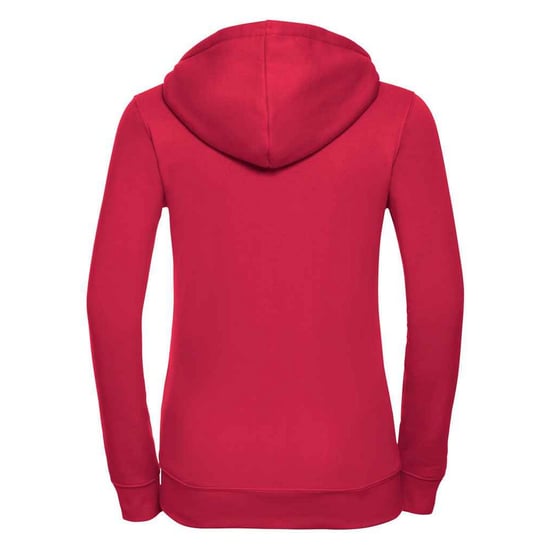 Russell Womens/Ladies Authentic Full Zip Hoodie (Classic Red) - Image 2