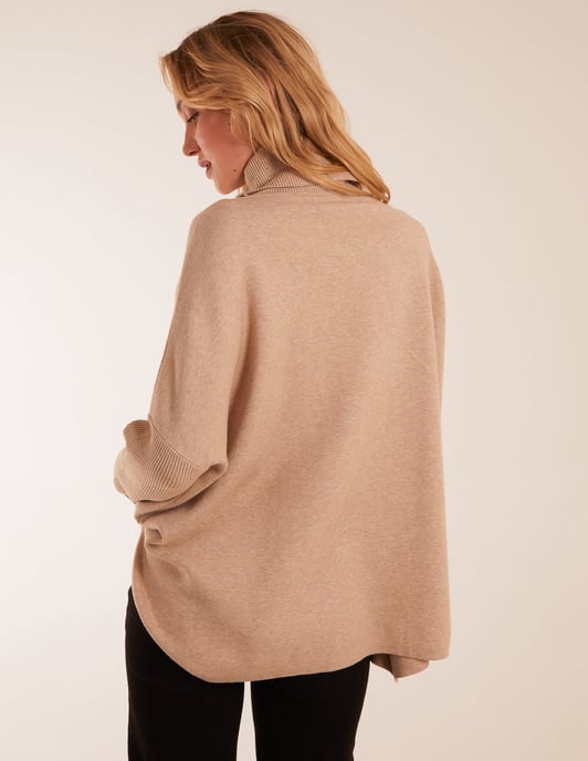 High Neck Boxy Jumper