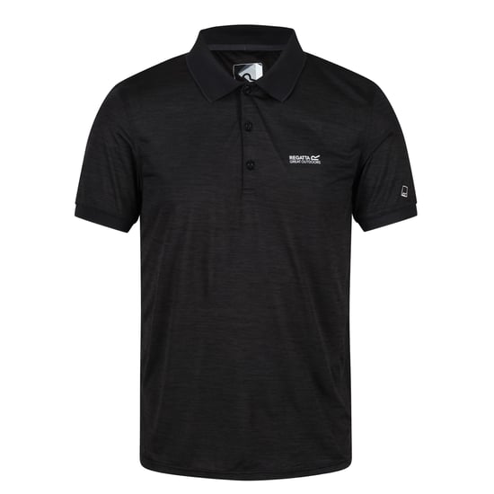 Regatta Mens Remex II Polo Shirt (Black)