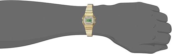 Timex Classic Digital Mini Women's Gold Watch TW2T48000