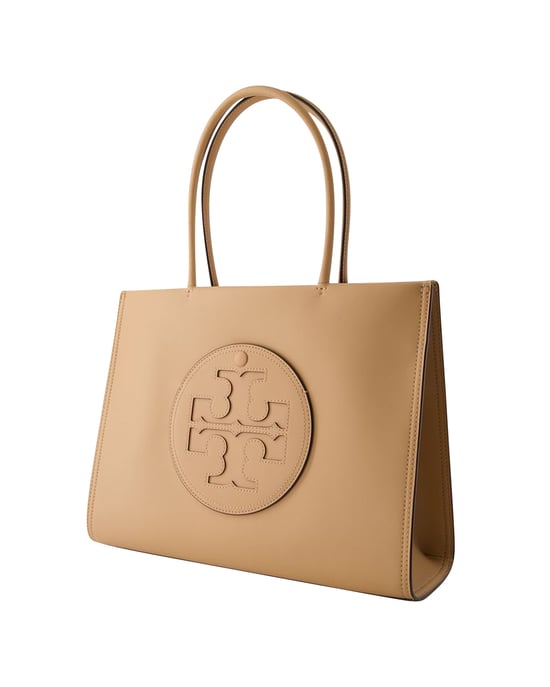 Small Ella Shopper Bag - Tory Burch - Synthetic - Light Sand - Image 2