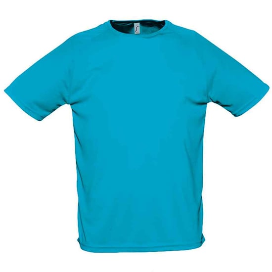 SOLS Heren Sportief Raglan T-shirt (Aqua) - Image 1