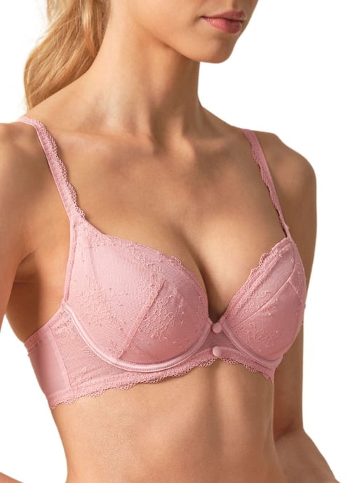 Vintage Romance Padded Plunge Bra