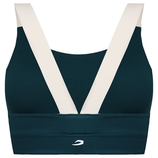 BoxRaw Alicia Womens Teal Sports Bra - Image 2