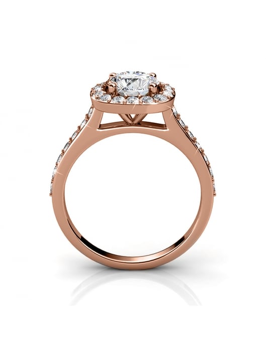 Cushy Ring - Rose Gold and Crystal - Image 5